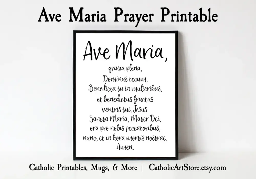 Ave Maria - Pełny tekst, sens i jak się modlić świadomie