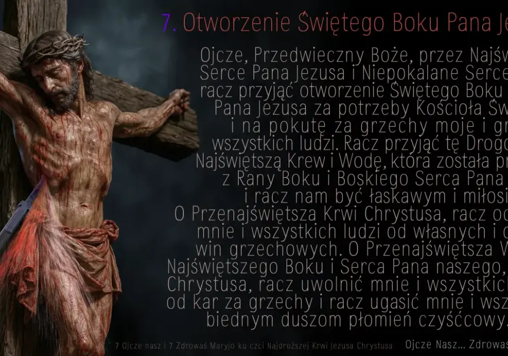 Najdroższa Krew Jezusa modlitwa - Jak ją odmawiać i co daje?