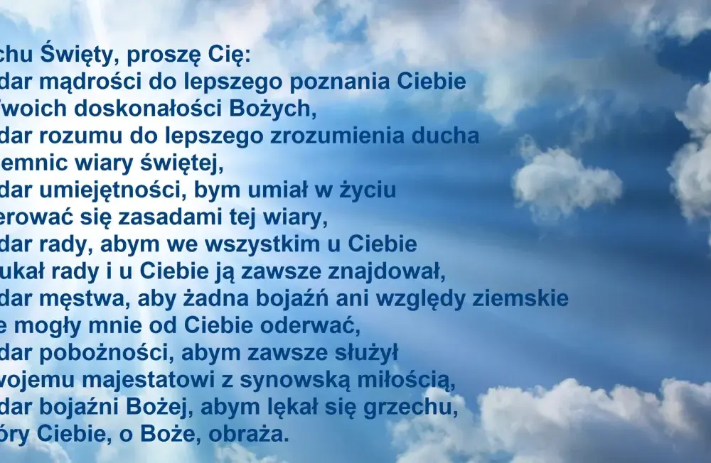 Modlitwa Jana Pawła II do Ducha Świętego - Jak działa?
