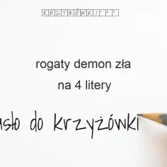 Demon zła: Jakie hasła do krzyżówek odkrywają tajemnice?
