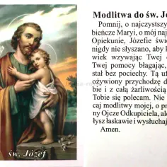 Św. Józef z Dzieciątkiem Jezus, modlitwa do św. Józefa za rodzinę.