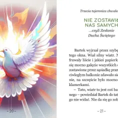 Biały gołąb w blasku ognia, symbol Ducha Świętego. Jakie tajemnice w środę przynosi wiatr?