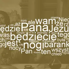 Wielkanocny czwartek. Słowa z Ewangelii o Ostatniej Wieczerzy, gdzie Jezus obmywa nogi uczniom.